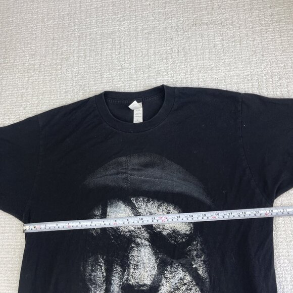 Y2K Ice Nine Kills Horrorwood The Silver Scream 2 Horror AOP T-Shirt Sz L Black - Picture 9 of 16